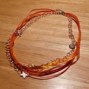 Orange necklace 14N